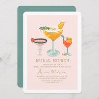 Pink Bridal Brunch Coctails Blush Bridal Shower