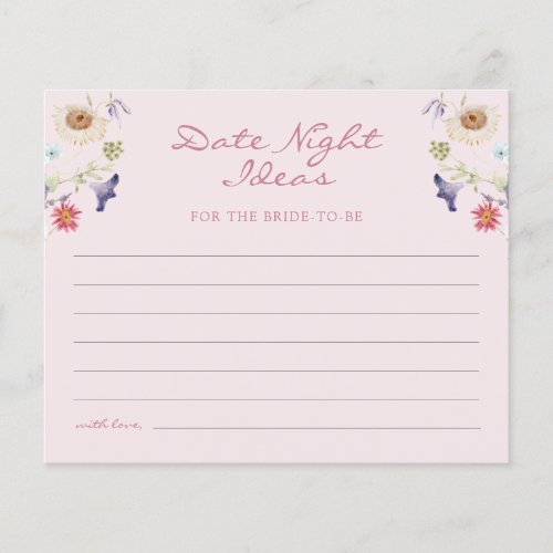 Pink Bridal Date Night Ideas