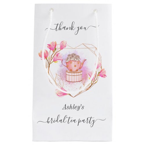 Pink Bridal Tea Party Watercolor Gift Bag