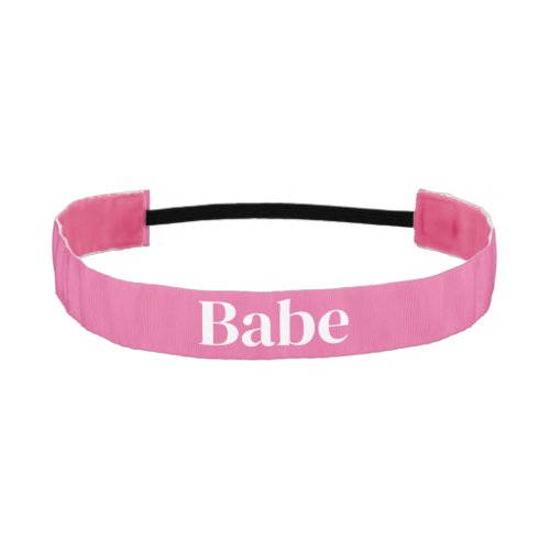 Pink Bride Bachelorette Party Athletic Headband