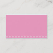 Pink Bride Business Card (Back)