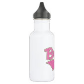 Pink Bride Design with Swash Tail Stainless Steel Water Bottle (Left)