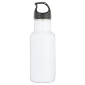 Pink Bride Design with Swash Tail Stainless Steel Water Bottle (Back)