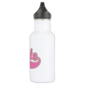 Pink Bride Design with Swash Tail Stainless Steel Water Bottle (Right)