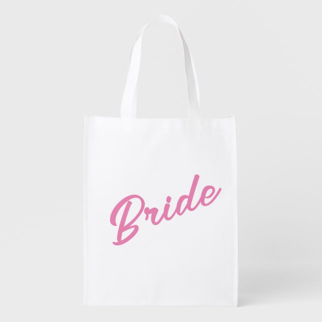 PINK BRIDE TOTE BAG (Front)