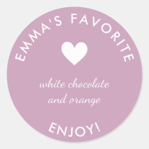 Pink Bride's favorite wedding favor sticker
