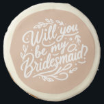 Pink Bridesmaid Proposal Cookies<br><div class="desc">Make your bridesmaid proposal extra sweet with our delightful bridesmaid proposal cookies! These sugar cookies are the perfect way to pop the question to your besties and ask them to be by your side on your big day. These pink cookies are not only delicious but also a unique bridesmaid gift...</div>