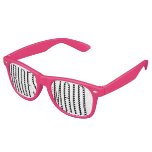Pink Bridesmaid Swag Party Glasses