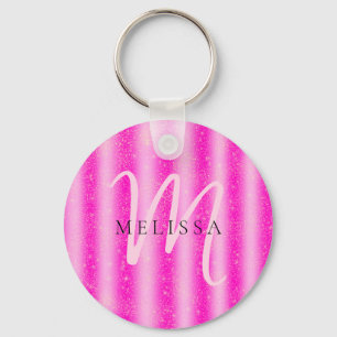 Pink Bridesmaid Thank you Favor Gift Keychain