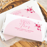 Pink Bright Floral Bridal Shower Roses Chocolate Hershey Bar Favors<br><div class="desc">A bright,  fun and modern bridal shower chocolate Hershey Bar favors for your bridal shower. Hot pink details with pink roses make this the perfect design for your bridal shower or kitchen tea. Matching items available.</div>