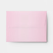 Pink, Brown A2 Return Address Envelope for RSVP's (Back (Top Flap))