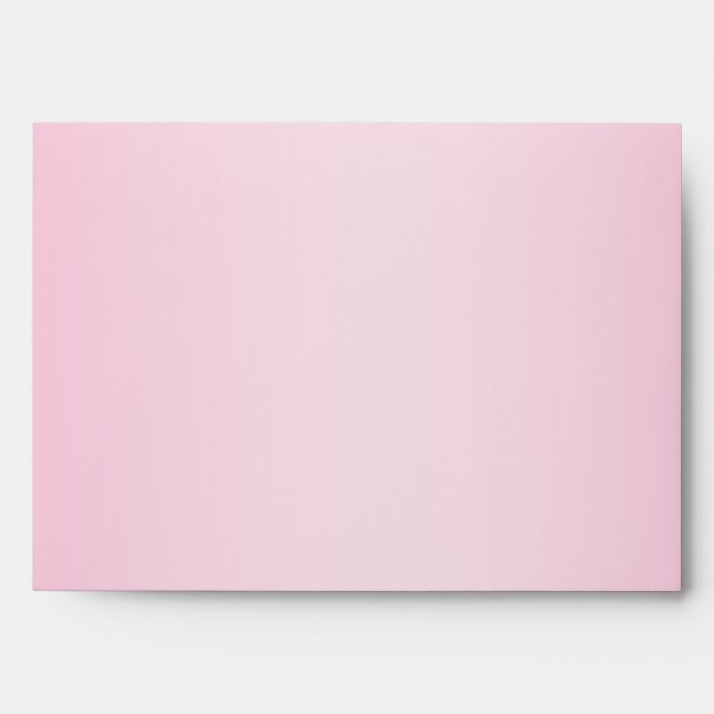 Pink, Brown A7 Return Address Envelope for 5"x7" (Front)