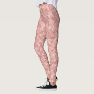 Cool elegant light brown bamboo wood print Leggings