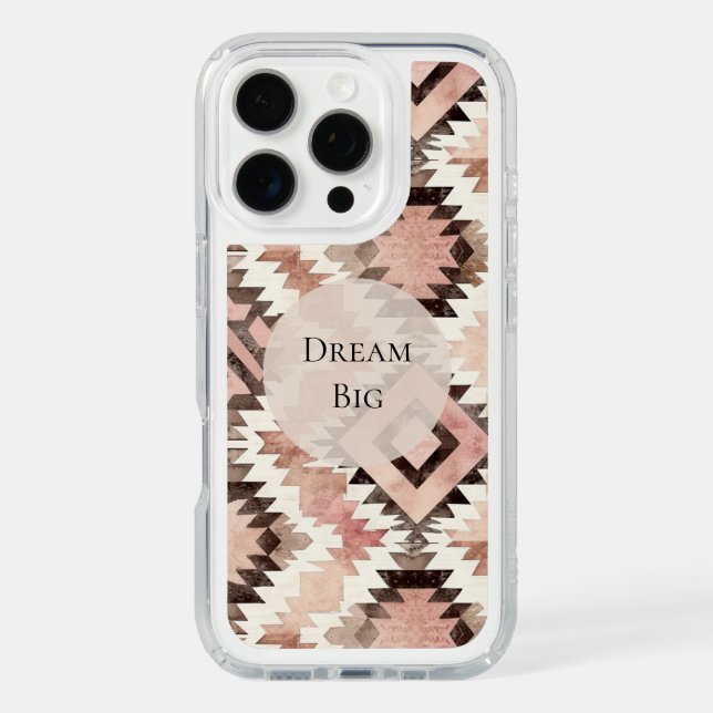 Pink Brown Cowgirl Southwestern Tribal  Speck iPhone Case (Front)