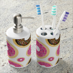 Cute Donut Bathroom Accessories Zazzle