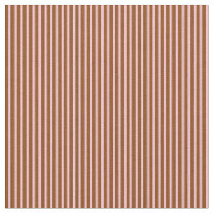 Pink & Brown Stripes/Lines Pattern Fabric