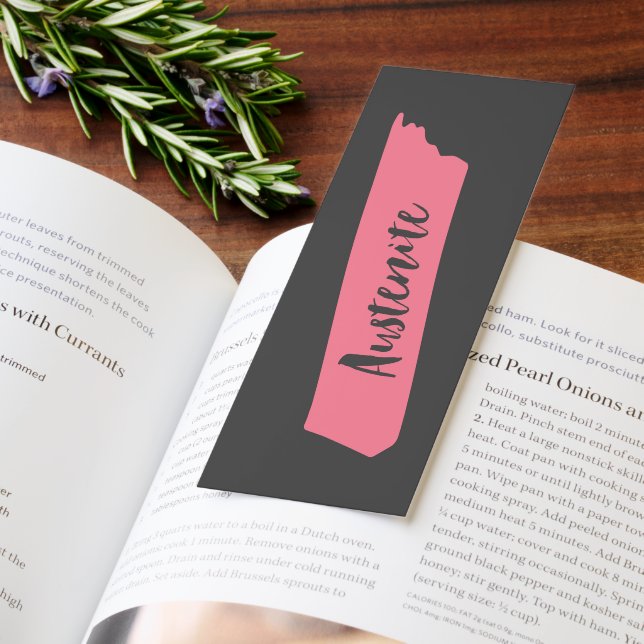 Pink Brush Austenite Bookmarks (Book)