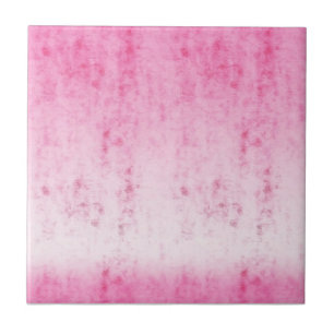 Pink Brushed Faux Tile
