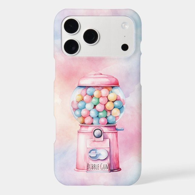 Pink Bubble Gum iPhone Case (Back)