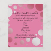 Pink Bubble Swirl Roller Skate, Skating (Back)