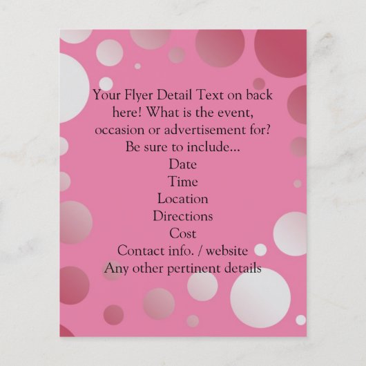 Pink Bubble Swirl Roller Skate, Skating (Back)