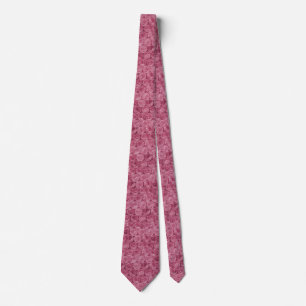 Pink bubble wrap pattern neck tie