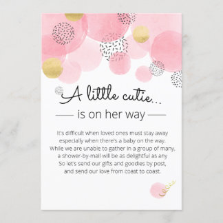 Pink Bubbles - Baby Shower Invitation
