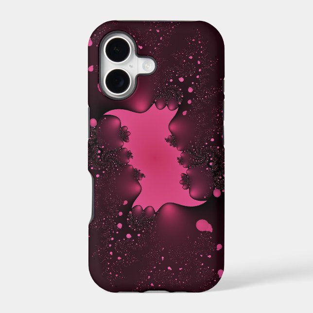 pink bubbles iphone case (Back)