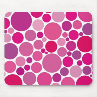 pink bubbles mouse pad