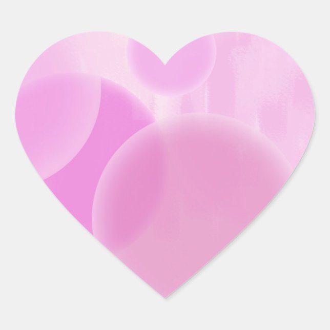 Pink Bubbles Sticker (Front)