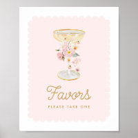 Pink Bubbly Bridal Shower Favors
