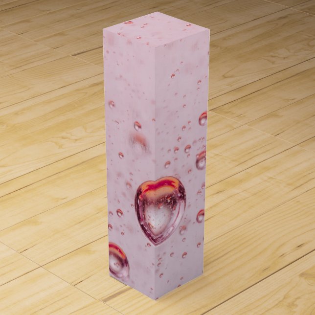 Pink Bubbly Celebration Wine Gift Box (Front)