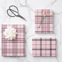 Pink Buffalo Plaid Gingham in Set of 3