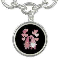 Pink Buffalo Plaid Heart Gnomes Valentine's Day 