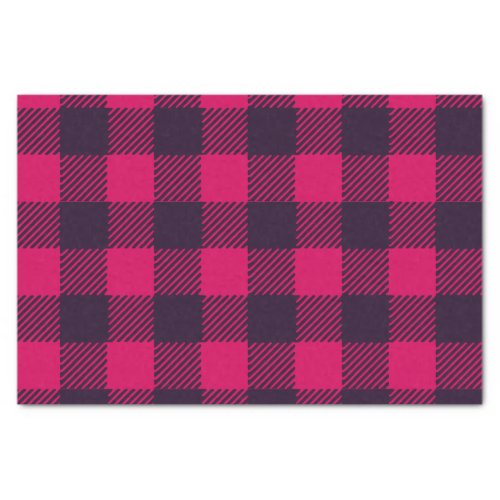 Pink Buffalo Plaid Tissue Paper