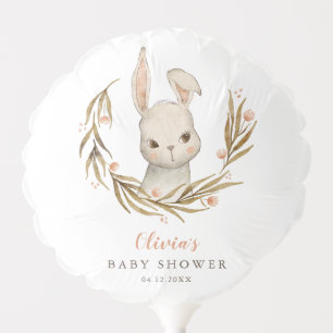 Pink Bunny Baby Shower Balloon