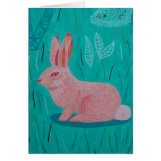pink bunny cards