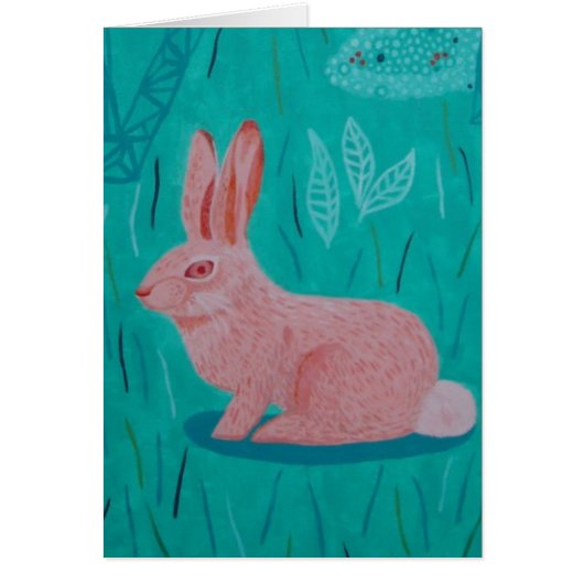 pink bunny cards (Front)