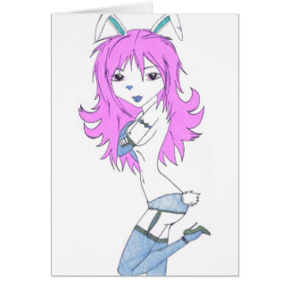 Pink Bunny Cards