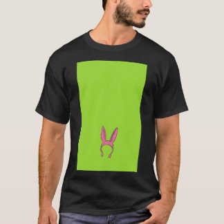 Pink Bunny Hat Bob&x27;s Burgers Inspired @ Heck T-Shirt