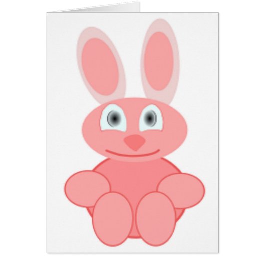 PINK BUNNY RABBIT CARDS (Front)