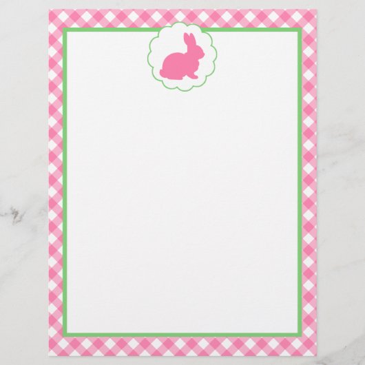 Pink Bunny Silhouette (Front)