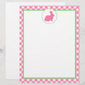 Pink Bunny Silhouette (Front/Back)