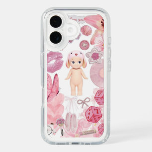 Pink Bunny Sonny Collage iPhone 16 Case