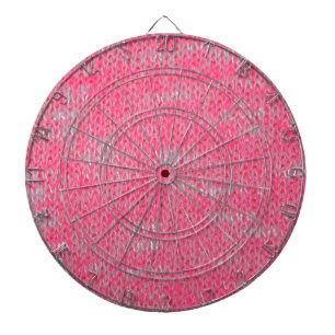 Pink Burn Out Pattern Peace Love Destiny Art Dart Board