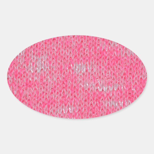 Pink Burn Out Pattern Peace Love Destiny Art Oval Sticker (Front)