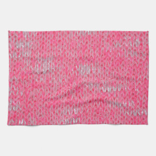 Pink Burn Out Pattern Peace Love Destiny Art Towel