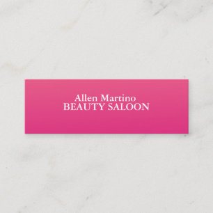 Pink  Business Card