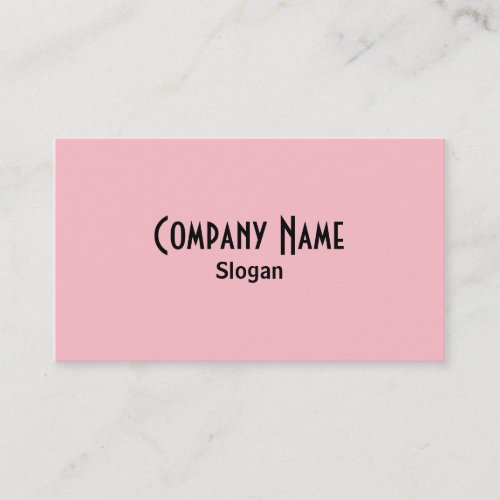 Pink Business Card