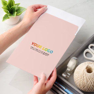Pink Business Logo, Text Professional Standard Envelope Mailers